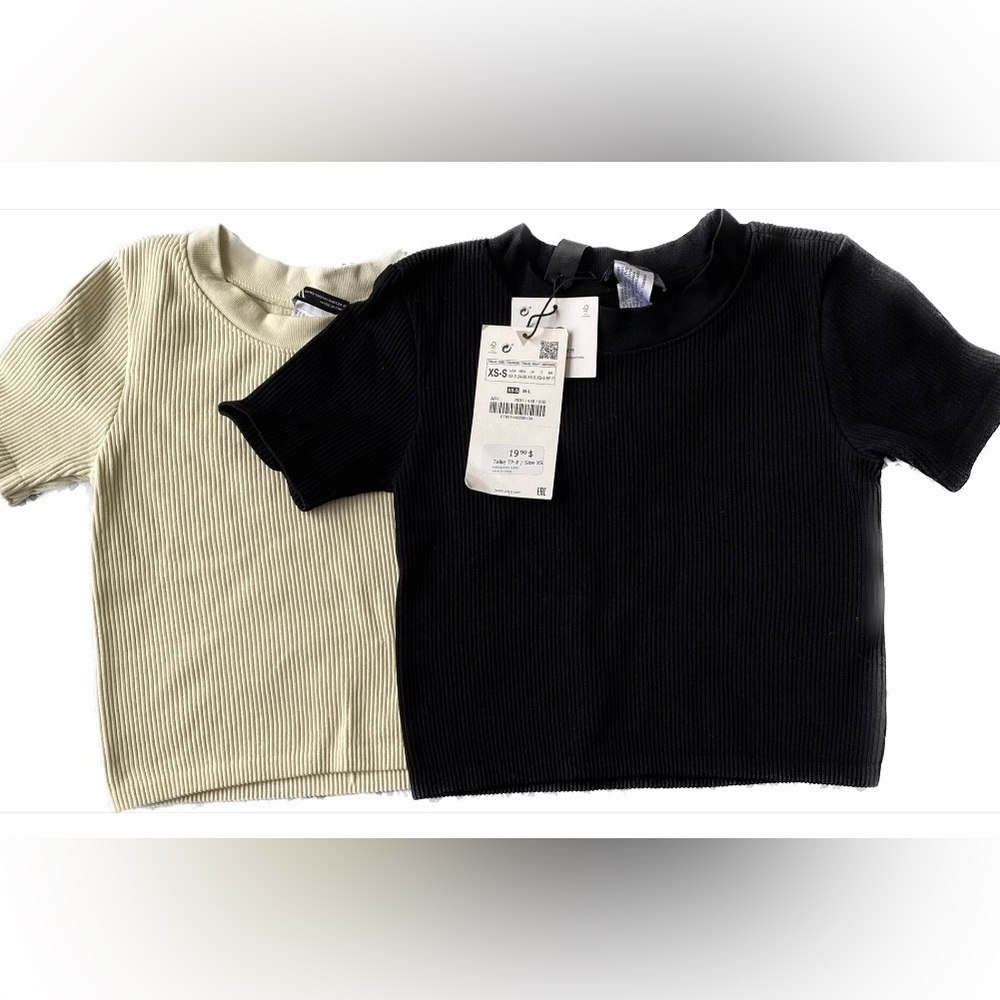Zara Contour Crop Tops